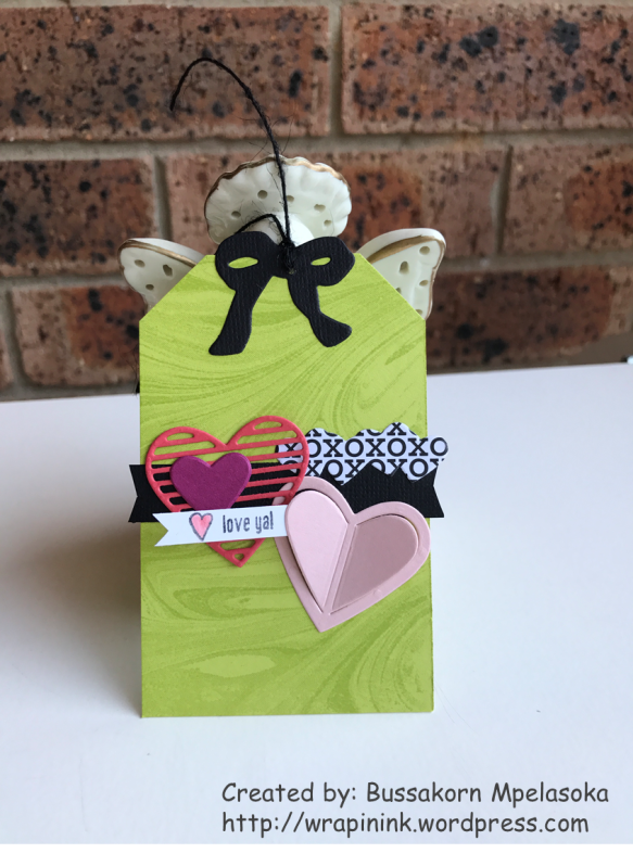 Marbled gift tag b